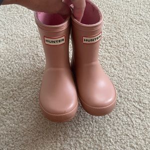 Hunter boots. Size 4
